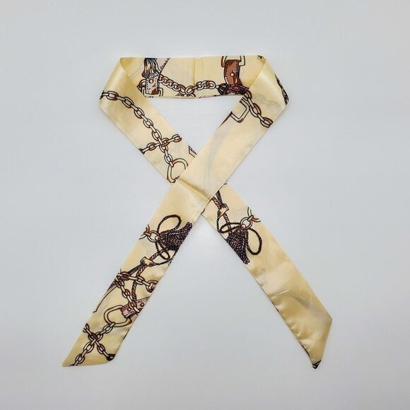 Skinny Scarf | Hand Bag, Neck Scarf (2 pieces) - Color Set #25 / Brand NEW - Picture 5 of 12